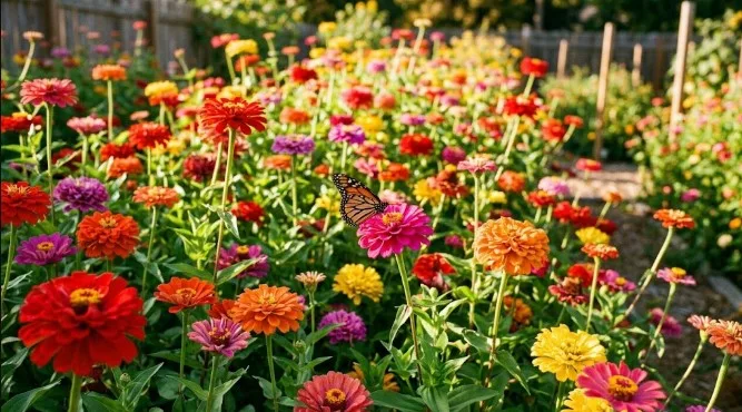 Zinnias
